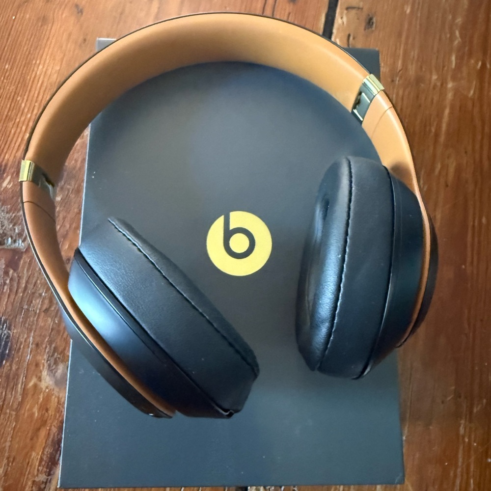 Beats by Dre Over-Ear Headphones in Black and Tan